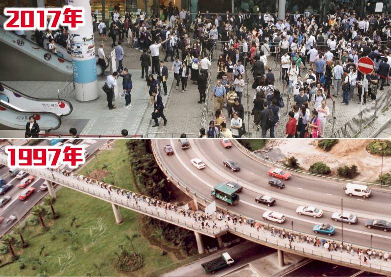 今夜你看维港烟花灿烂,我看香港楼市忧愁 (图片来源:东网)