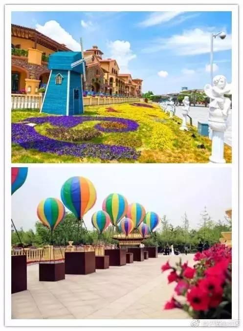 西安浐灞生态区的世园罗曼小镇 异域风情仿佛在欧洲