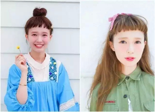 你以为只有明星才是 眉上刘海的粉丝?