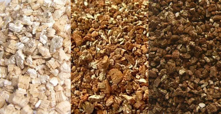 不同产地、不同颜色的蛭石