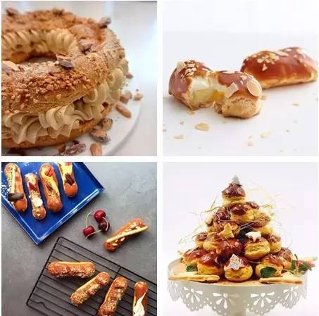 烘焙一生推 <wbr>| <wbr>这23款世界各国经典西点,你都集齐了吗! #一生至少做一次烘焙# 泡芙(车轮泡芙 迷你泡芙 闪电泡芙 泡芙塔)