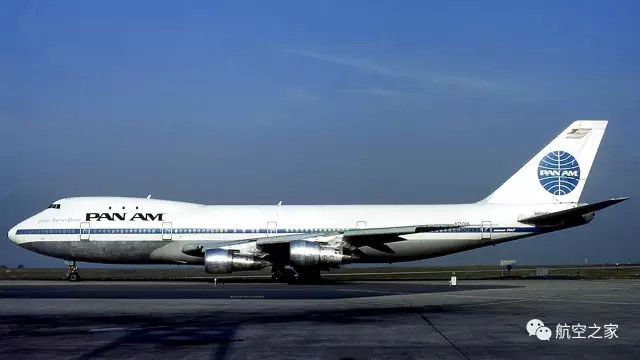 图4,泛美航空波音747在苏黎世机场