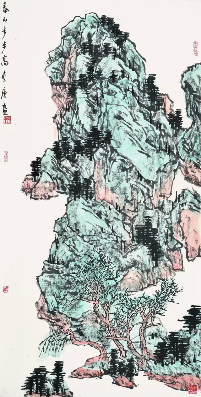 作为李家山水的主要代表画家,自上世纪80年代至今,李庚长期在日本从事