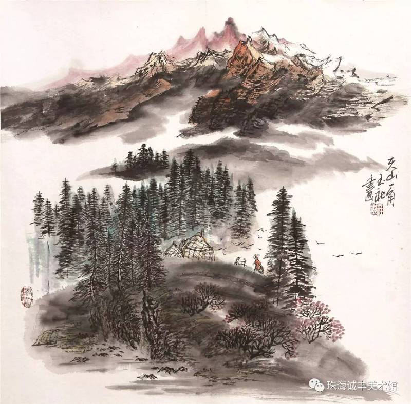 天南61地北 一带一路新疆大山水画名家展