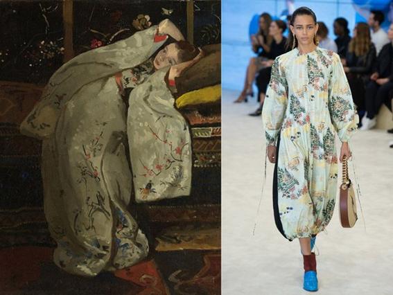 哪些服装设计的作品是以经典名画做为灵感的？