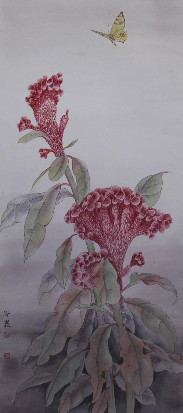 现代工笔画院——李海霞花鸟作品欣赏