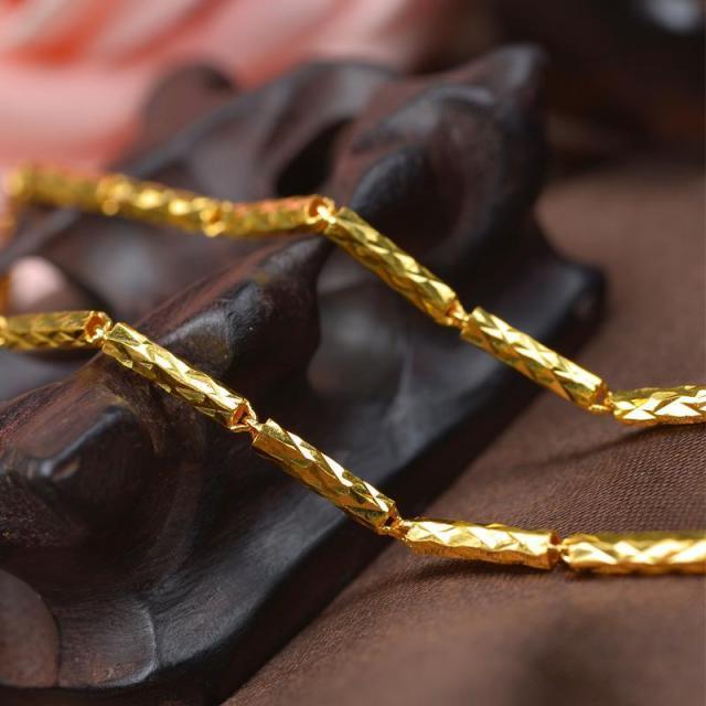 项链常见款式大集合(史上最全) 竹节链