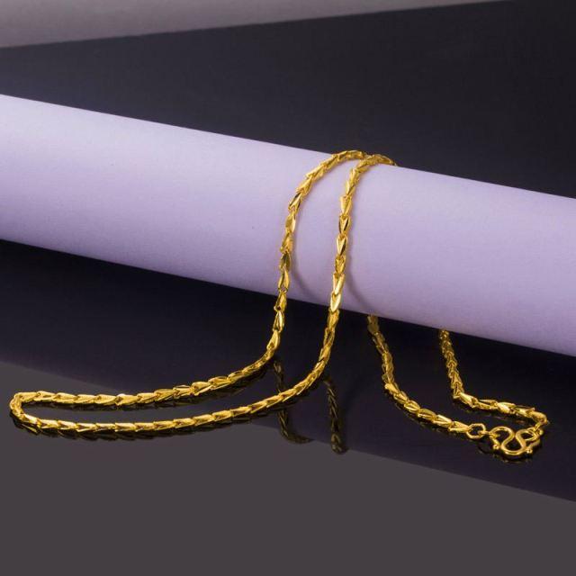 项链常见款式大集合(史上最全) 麦穗链或鱼链