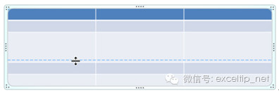 图5-19 使用鼠标调整行高
