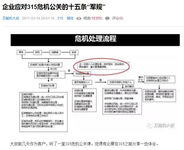 “3·15”媒体公关日:不配合的企业没有任何打假价值