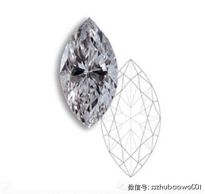 图解异形钻的切割及形状 马眼形钻石
