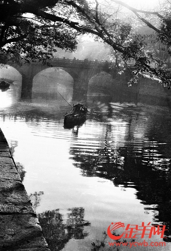 沙面西桥静看时光百年如流水曾封8年围蔽修缮