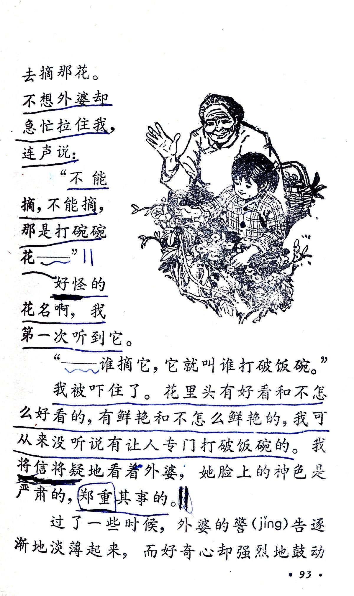 打碗碗花李天芳丨那些年我们一起读过的课文