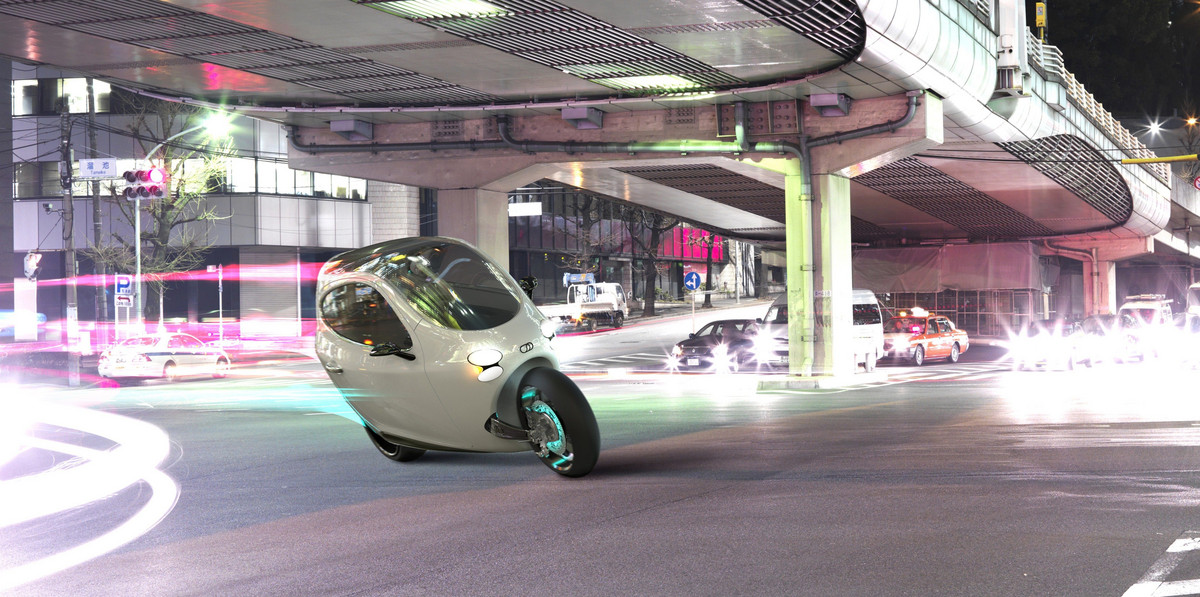 据官网介绍,lit motors c-1采用全封闭系统,可以容纳两个人同时乘坐