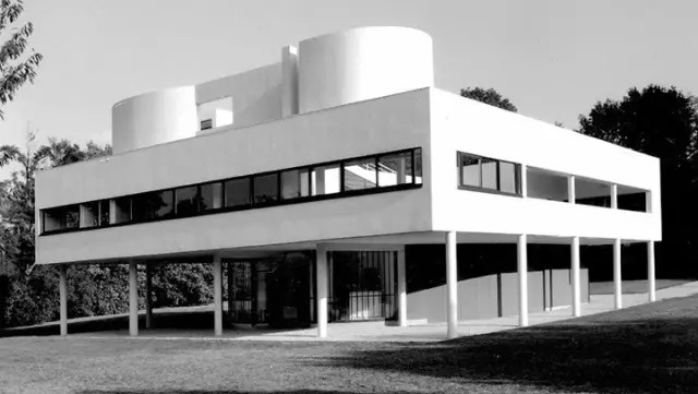 Villa Savoye, Poissy-sur-Seine, France, Le Corbusier, 1928