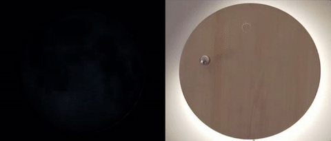 站在这个悬浮球时钟前我可以盯上一整天