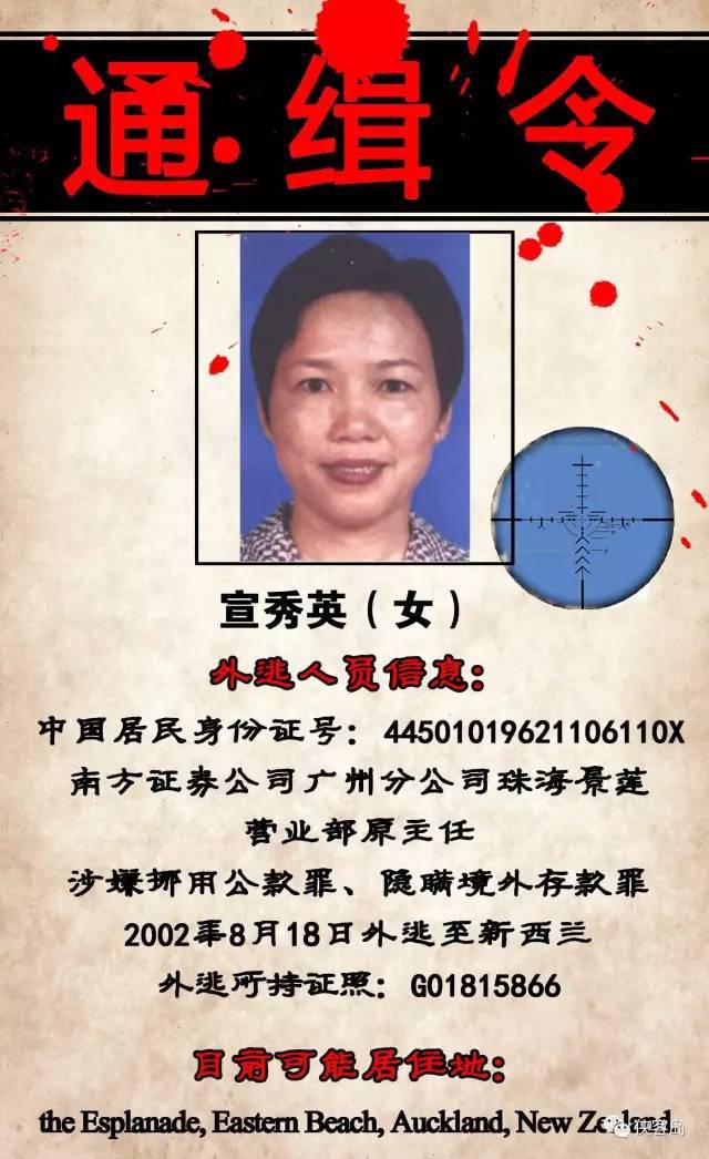 中国正全球通缉22名要犯 可能藏身这些地方