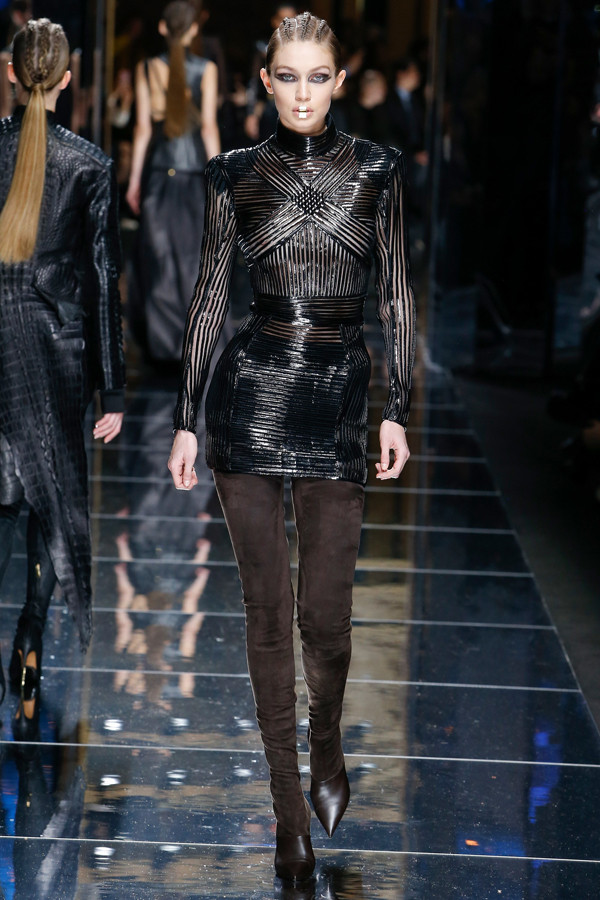 2017秋冬巴黎时装周balmain秀场