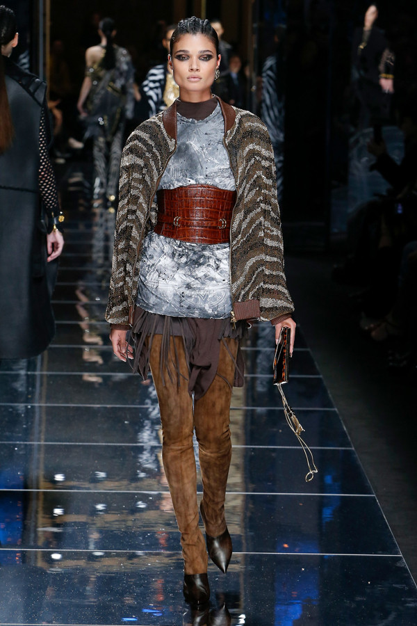 2017秋冬巴黎时装周balmain秀场