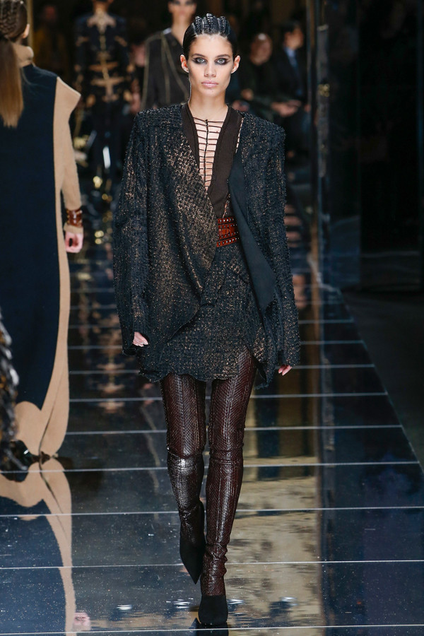 2017秋冬巴黎时装周balmain秀场