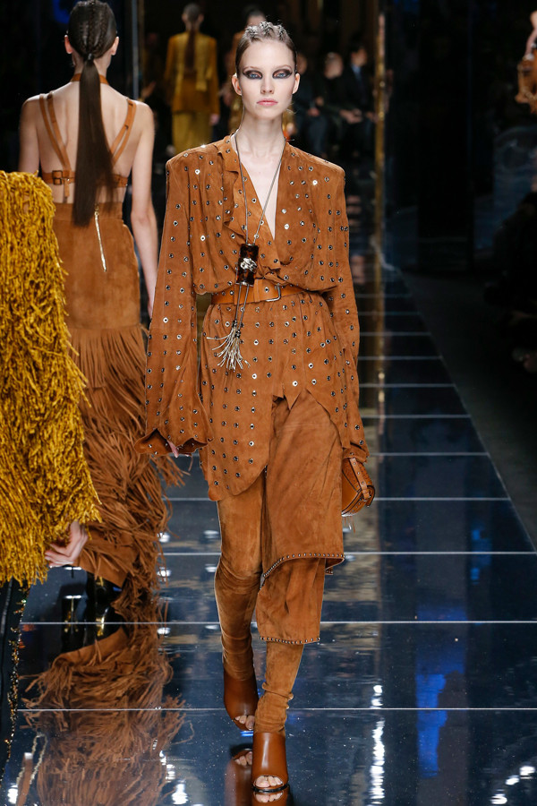 2017秋冬巴黎时装周balmain秀场