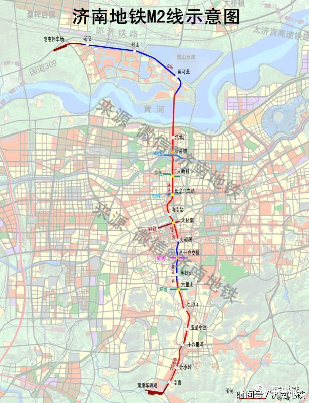 济南地铁m2,m3线沿线规划开始招标;开发收益将反哺地铁建设