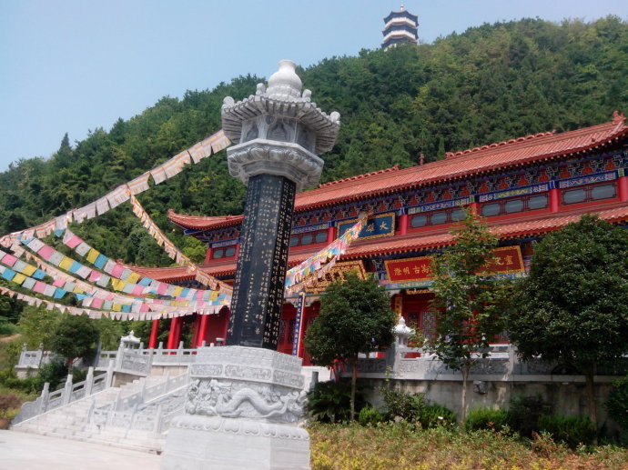 陕西名寺古刹勉县天灯禅寺先有韩信庙后有天灯寺