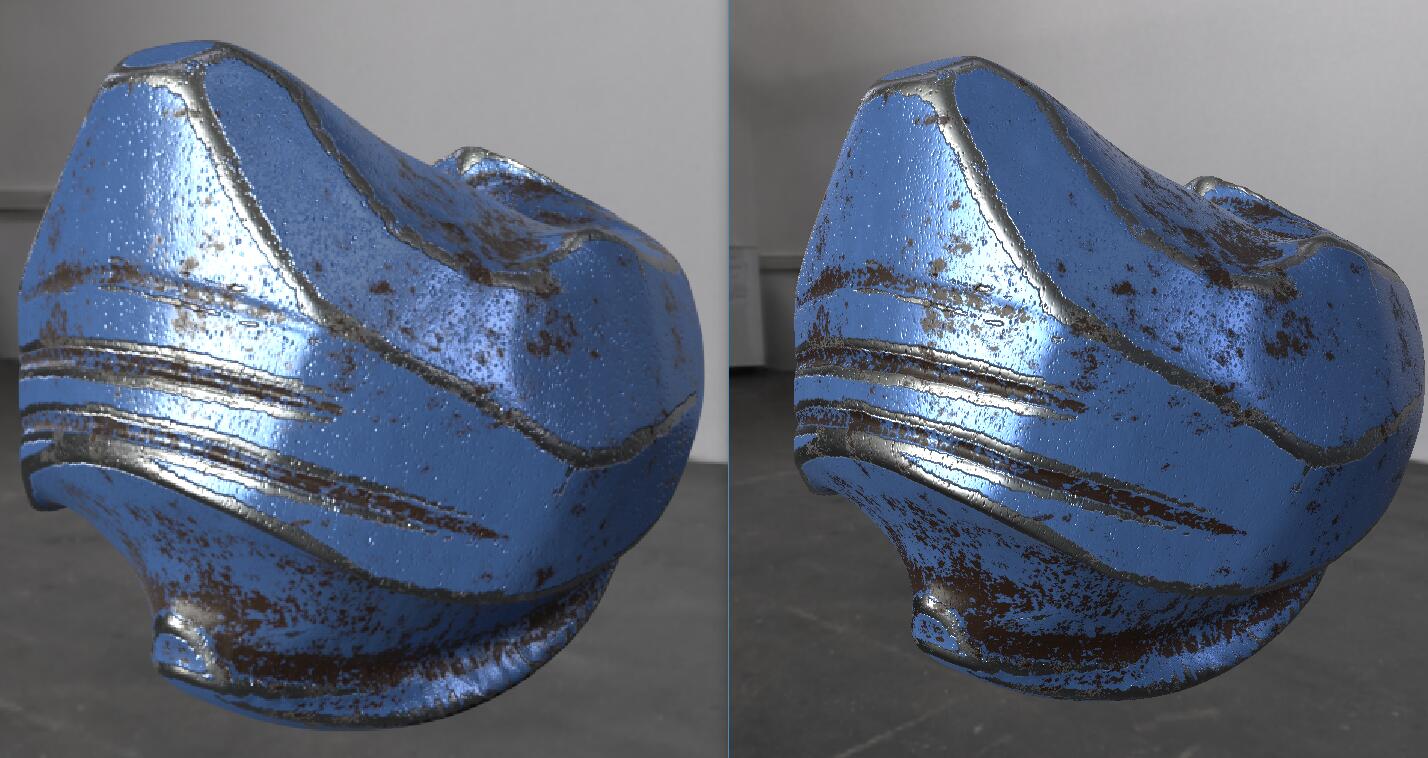 sp导出贴图导redshift渲染效果不同的问题