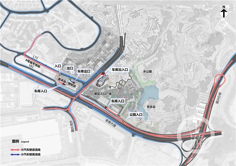 进出欢乐谷小汽车线路