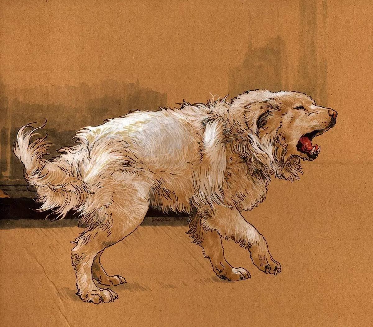 刘冬子他笔下的东方猴子细腻传神狂傲不羁充满情绪