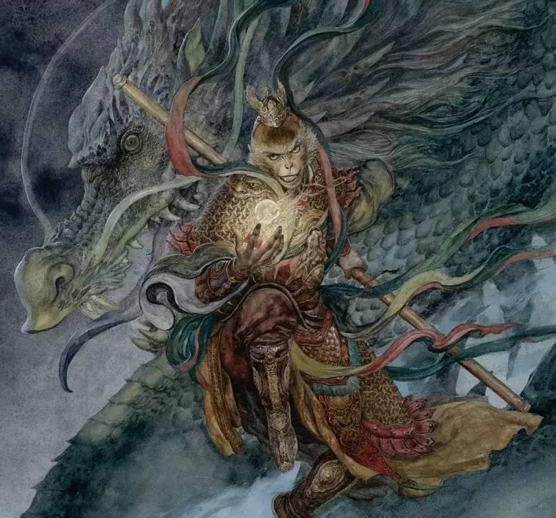 刘冬子他笔下的东方猴子细腻传神狂傲不羁充满情绪