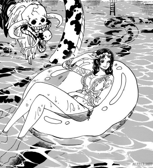 《海贼王》漫画857话 路飞联手卡彭打大妈