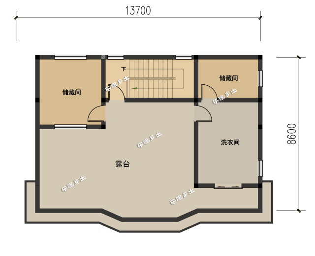 广州乡村自建14x9米四层民宅
