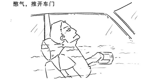 不是等别人来救,而是等水灌满时,推开车门