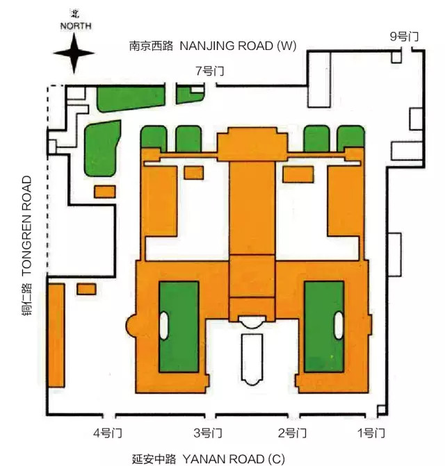上海展览中心:静安区延安中路1000号0号门 地铁——2/7号线静安寺站