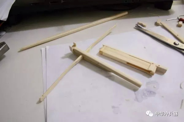 筷子做手工 兵器图片