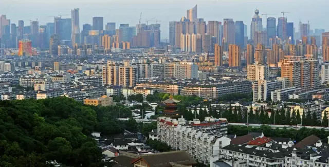 浙江杭州市城区景色（图自新华社）