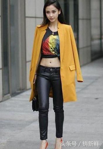 当迪丽热巴穿上了皮裤以后,娱乐圈哪些女明星