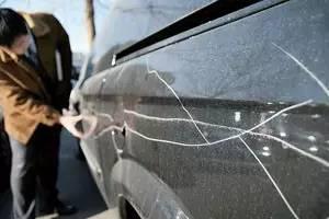 车漆遭到恶意划伤